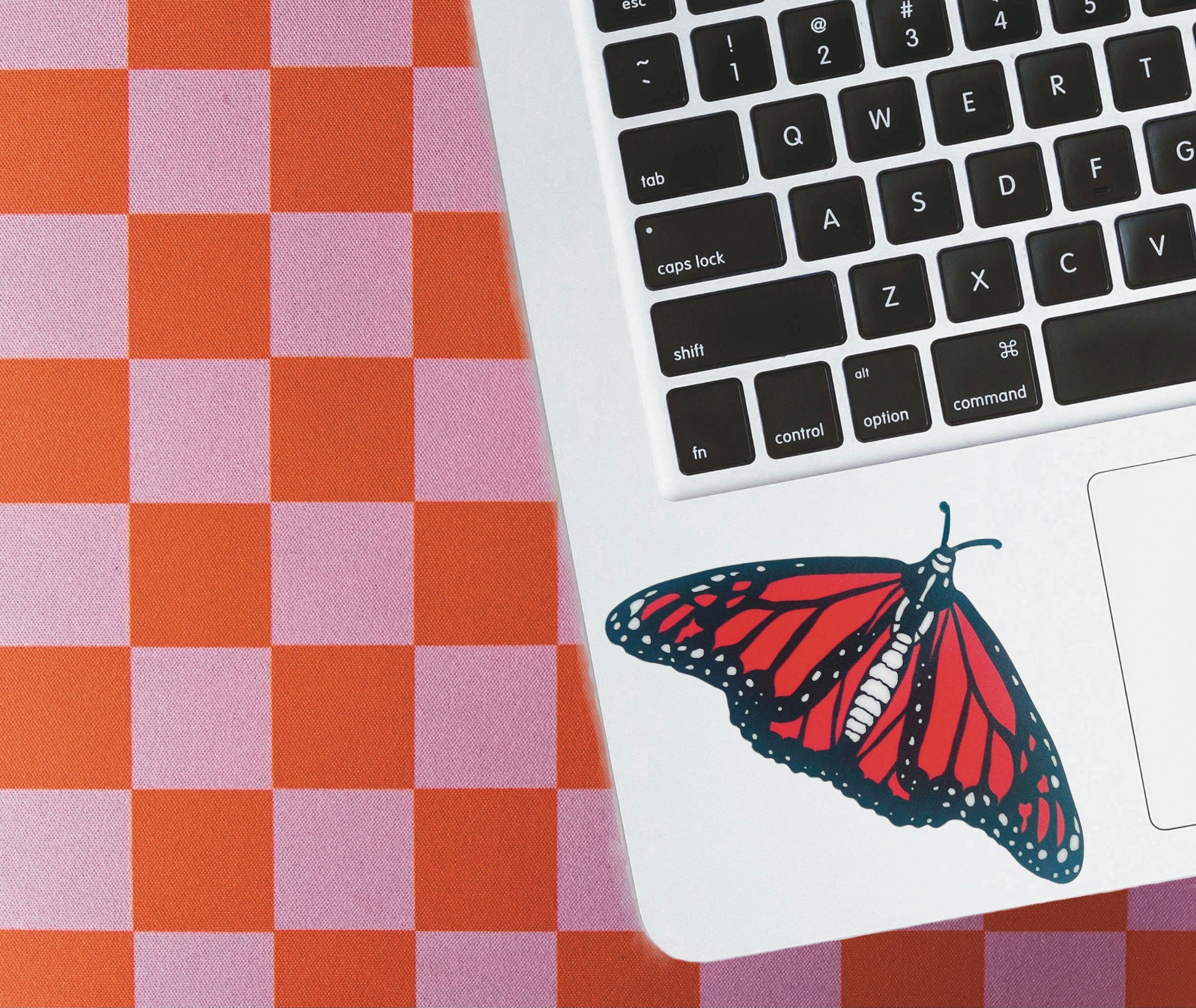 Monarch Butterfly Sticker: Matte Vinyl Nature Art