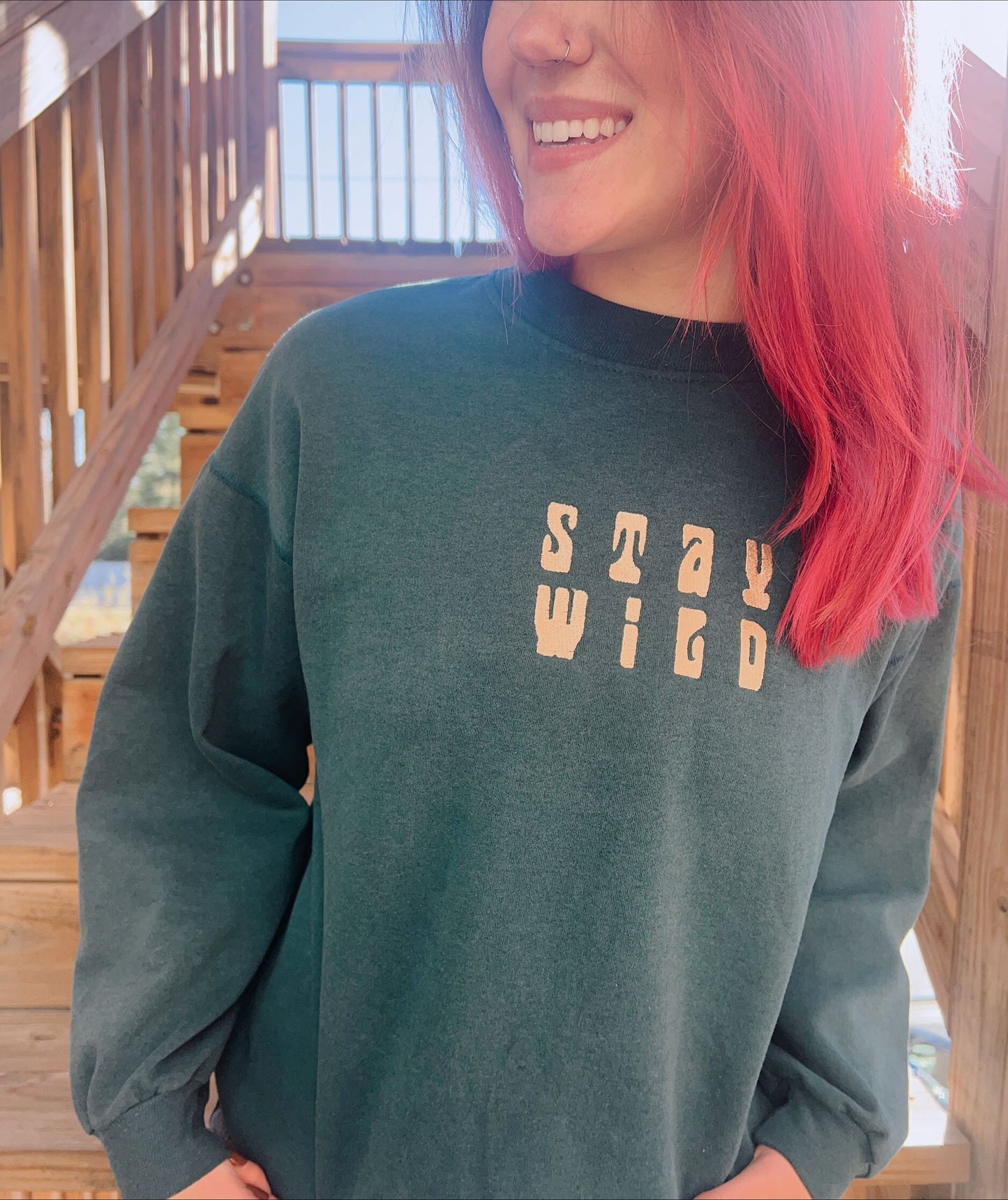 Embroidered Crewneck (Medium)