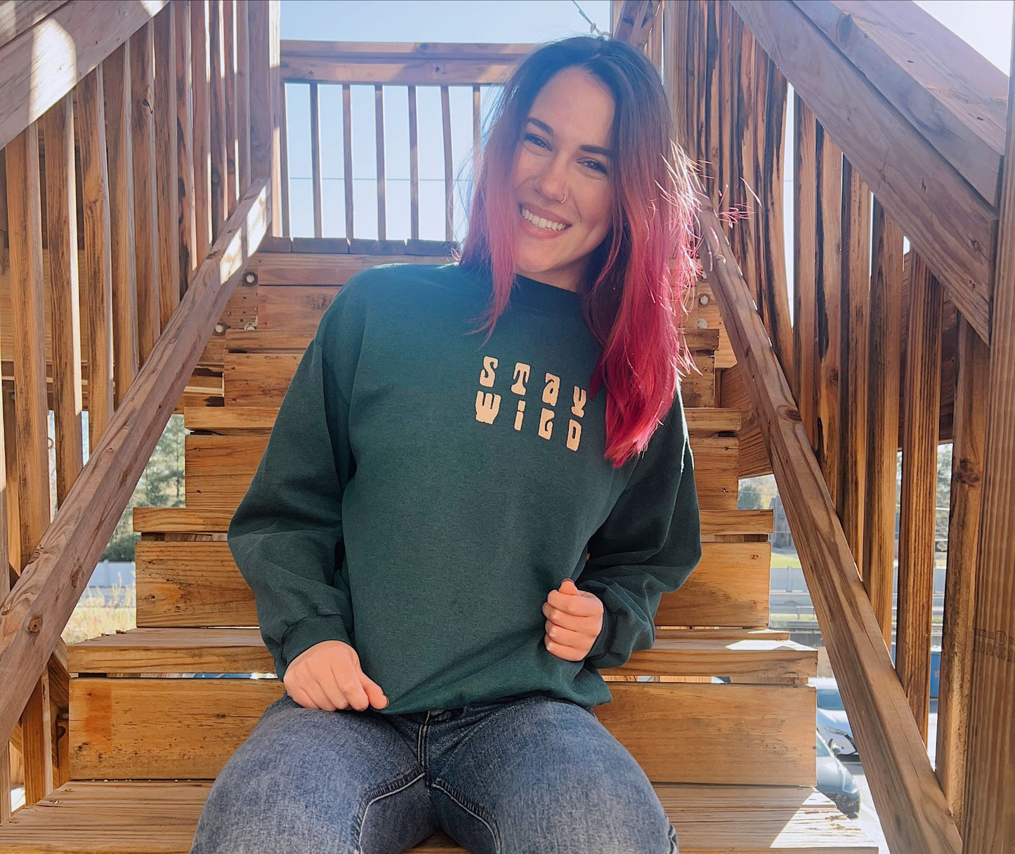 Embroidered Crewneck (Medium)