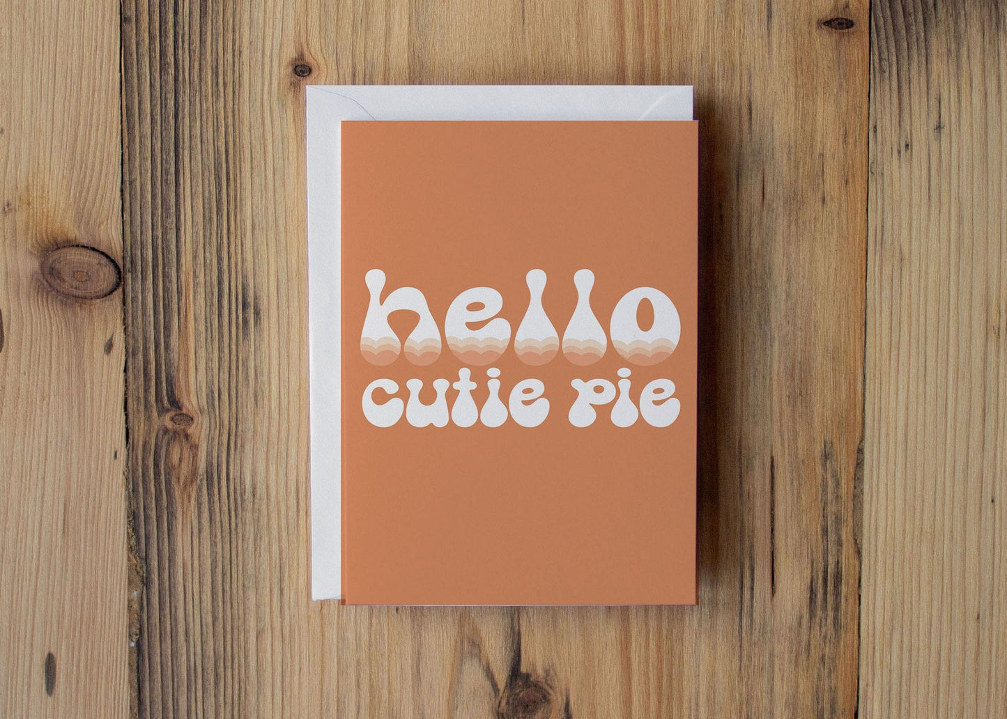 Hello Cutie Pie Card