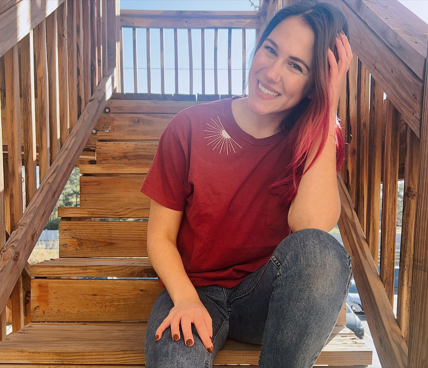 Embroidered Tee (Medium)