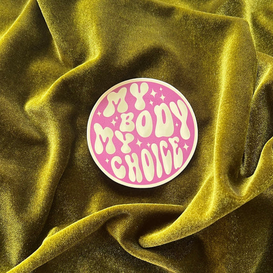 My Body My Choice Sticker (Purple)