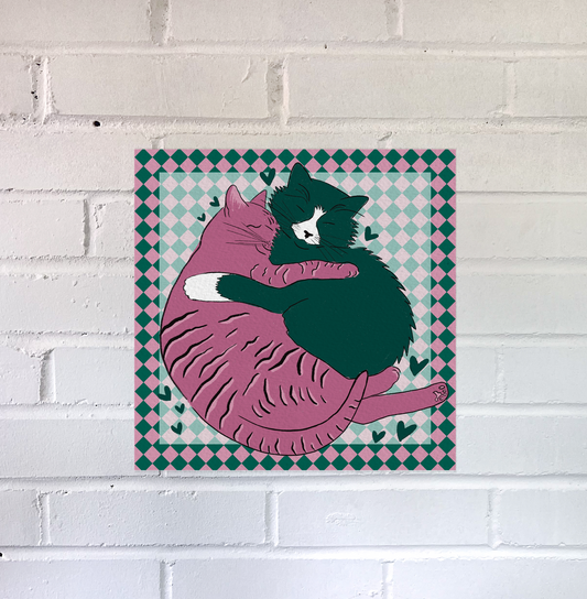 Cat Cuddles Print