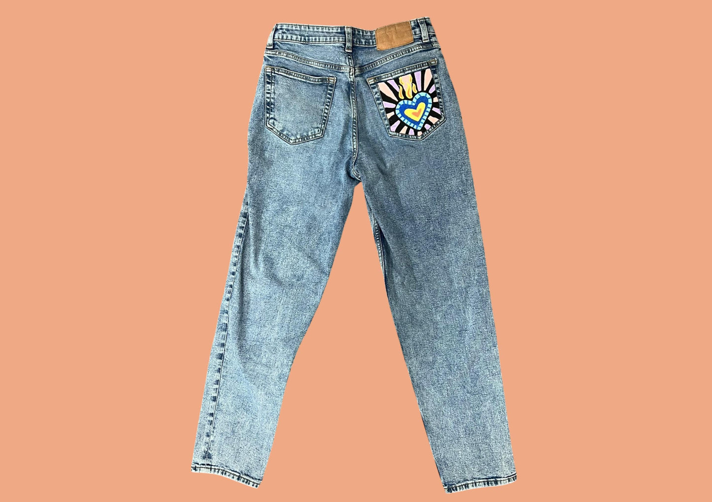 Hand Painted Jeans (Size 4)
