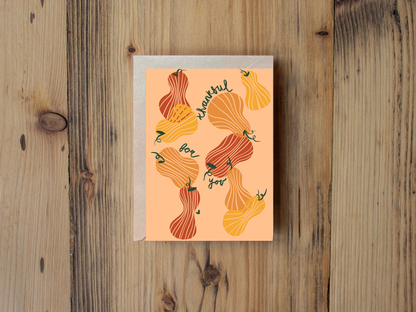 Thankful For You Card