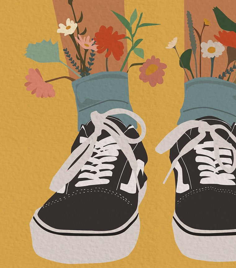 Flora Vans Print